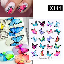 Load image into Gallery viewer, Harunouta 1 Sheet Nail Water Decals Transfer Lavender Spring Flower Leaves Nail Art Stickers Nail Art Manicure DIY