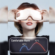 Load image into Gallery viewer, Eye Massager Heating Eyes Mask With Music Airbag Massage For Migraines, Dry Eye, Eye Strain, Dark Circles Relief Improve Sleep