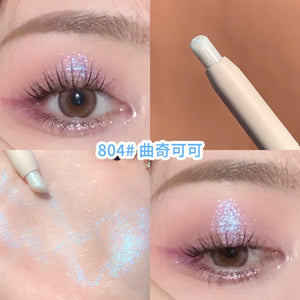 Diamond Glitter Eyeshadow Liner Pencil Eye Makeup Highlighter Waterproof Matte Pink Silkworm Champagne Gold Eyeliner Pen