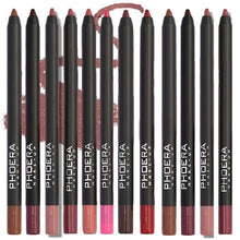 Load image into Gallery viewer, Waterproof Matte Lipliner Pencil Sexy Red Contour Tint Lipstick Lasting Non-stick Cup Moisturising Lips Makeup Cosmetic 12Color