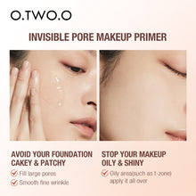 Load image into Gallery viewer, O.TWO.O Makeup Base Face Primer Gel Invisible Pore Light Oil-Free Makeup Finish No Creases Not Cakey Foundation Primer Cosmetic