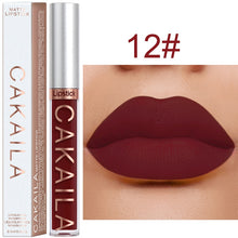 Load image into Gallery viewer, Sexy Long Lasting Velvet Matte Lip Gloss Liquid Lipstick Lip Makeup Women Beauty Red Nonstick Cup Waterproof Lip Gloss YZL2