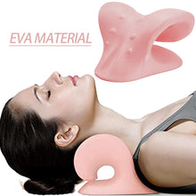 Load image into Gallery viewer, Cervical Spine Stretch Gravity Muscle Relaxation Traction Neck Stretcher Shoulder Massage Pillow Relieve Pain Spine Correction