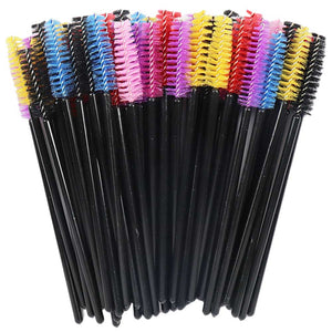 Eyelash Extension Disposable Eyebrow brush Mascara Wand Applicator Spoolers Eye Lashes Cosmetic Brushes Set makeup tools