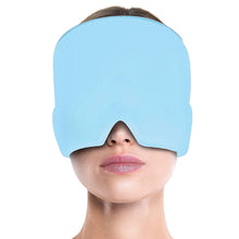 Load image into Gallery viewer, Gel Hot Cold Therapy Headache Migraine Relief Cap For Chemo,Sinus,Neck Wearable Therapy Wrap Stress Pressure Pain Relief Massage