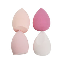 Load image into Gallery viewer, 4pcs Makeup Sponge Powder Puff Dry and Wet Combined Beauty Cosmetic Ball Foundation Powder Puff Bevel Cut Make Up Sponge Tools