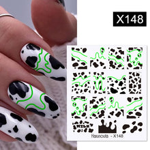 Load image into Gallery viewer, Harunouta 1 Sheet Nail Water Decals Transfer Lavender Spring Flower Leaves Nail Art Stickers Nail Art Manicure DIY