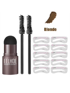 One Step Shaping Kit Stamp Set Professional 2024 Perfect Eyebrow Mold Waterproof Makeup For Women Brow Template Make Up Shade