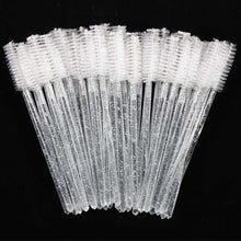 Load image into Gallery viewer, Eyelash Extension Disposable Eyebrow brush Mascara Wand Applicator Spoolers Eye Lashes Cosmetic Brushes Set makeup tools