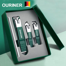 Load image into Gallery viewer, Germany nail clipper set a full set of new high-grade men and women on special nails cut nail clippers pedicure tool boxes