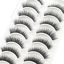 Load image into Gallery viewer, 41 Styles 10 pairs natural long 3D mink false eyelashes fake lashes makeup kit Mink Lashes extension eye lashes short eyelashes