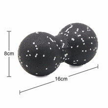 Load image into Gallery viewer, EPP Lacrosse Myofascia Ball Peanut Massage Ball High Density Lightweight Fitness Body Fascia Exercise Relieve Pain Yoga Ball