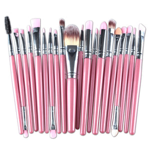 MAANGE 3/20 Pcs Makeup Brush Set Pro Eyeshadow Blending Foundation Powder Eyebrow Brush Double Head Brush Beauty Make Up Kits