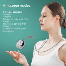 Load image into Gallery viewer, Micro-current Cervical Spine Massager Electric Neck Massager Smart TENS+EMS Portable Hot Compress Shoulder and Neck Massager
