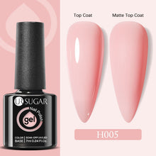 Load image into Gallery viewer, UR SUGAR 7.5ml 7ml Glass Bottle Milky Jelly White Gel Nail Polish White Color UV Led Gel Varnish For Manicure Nail Art Base Top