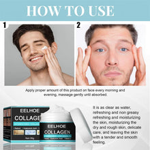 Load image into Gallery viewer, EELHOE 30gCollagen Anti Wrinkle Creams for Men Man Hyaluronic Acid Vitamin E Lighten Cream Beauty Moisturizing Facial Care TSLM1