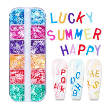 Load image into Gallery viewer, Holographic Butterfly Flakes Nail Art Glitter Sparkly 3D Laser Butterfly Sequins Tips DIY Polish Nail Art Decorations Manicure