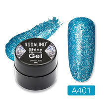 Load image into Gallery viewer, ROSALIND Gel Nail Polish Glitter Paint Hybrid Varnishes Shiny Top Base Coat For Nails Set Semi Permanent For Manicure Nail Art
