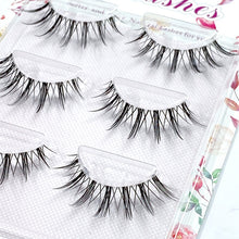 Load image into Gallery viewer, NEW Wholesale Mink Eyelashes 3pair lashes invisible band mink lashes reusable false eyelashes Makeup in Bulk