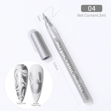 Load image into Gallery viewer, 1 Pc Nail Art Graffiti Pen Black Color UV Gel Polish Design Dot Painting Detailing Pen Brushes DIY Nail Art Adorn Tools
