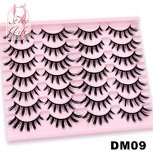 Load image into Gallery viewer, AYRMILLA Natural False Eyelashes 5/10/14Pairs Dramatic 3D Mink Lashes Thick Fake Eyelash Extension Faux Cils Makeup maquiagem