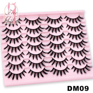 AYRMILLA Natural False Eyelashes 5/10/14Pairs Dramatic 3D Mink Lashes Thick Fake Eyelash Extension Faux Cils Makeup maquiagem