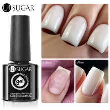 Load image into Gallery viewer, UR SUGAR 7ml Gold Glitter Gel Nail Polish Platinum Shining Mineral Sequins Soak Off UV LED Gel Nail Semi Permanent Manicure