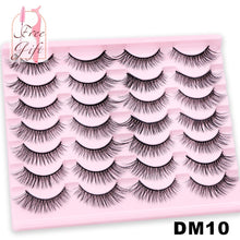 Load image into Gallery viewer, AYRMILLA Natural False Eyelashes 5/10/14Pairs Dramatic 3D Mink Lashes Thick Fake Eyelash Extension Faux Cils Makeup maquiagem
