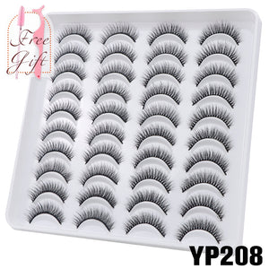 AYRMILLA 5/20Pairs 3D Mink Lashes Natural False Eyelashes Dramatic Thick Fake Eyelash Extension Faux Cils Wholesale Makeup Tools