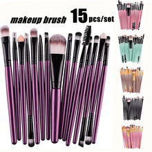 Load image into Gallery viewer, FJER 6PCS-15PCs Makeup Brush Set Cosmetict Makeup For Face Make Up Tools Women Beauty Professional Foundation Blush Eyeshadow