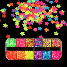 Load image into Gallery viewer, Holographic Butterfly Flakes Nail Art Glitter Sparkly 3D Laser Butterfly Sequins Tips DIY Polish Nail Art Decorations Manicure