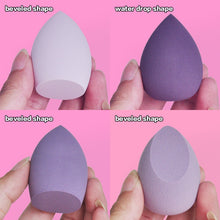 Load image into Gallery viewer, 4pcs Makeup Sponge Powder Puff Dry and Wet Combined Beauty Cosmetic Ball Foundation Powder Puff Bevel Cut Make Up Sponge Tools